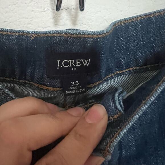 J.Crew Factory Women's Denim Trouser Pant Blue Size 33/16 - Picture 6 of 10